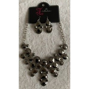 Paparazzi Zi Collection 2019- Fierce Necklace and Earring Set, Brand New Stock